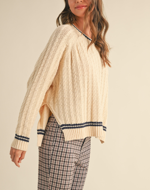 Nautical Knit Stripped Sweater