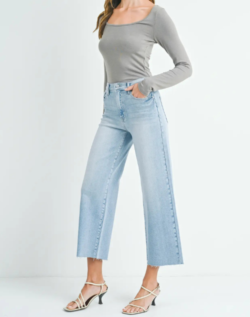 
                  
                    Just Black Scissor Cut Wide Leg Denim
                  
                