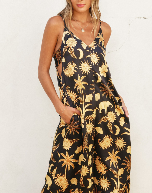 
                  
                    Golden Safari Tie Back Jumpsuit
                  
                