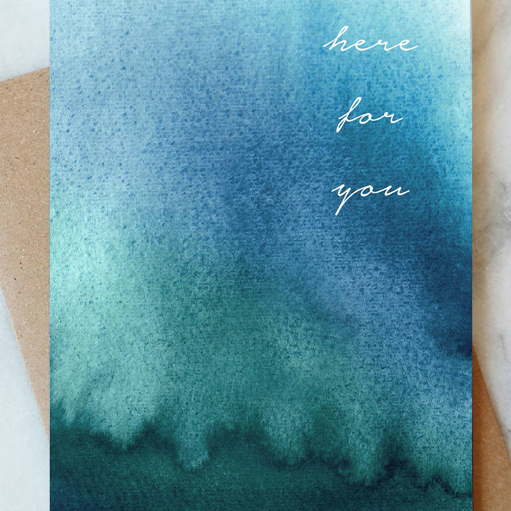 Water Here For You Greeting Card