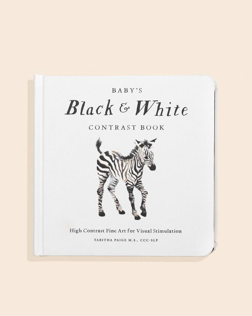 Load image into Gallery viewer, Baby&amp;#39;s Black and White Contrast Book
