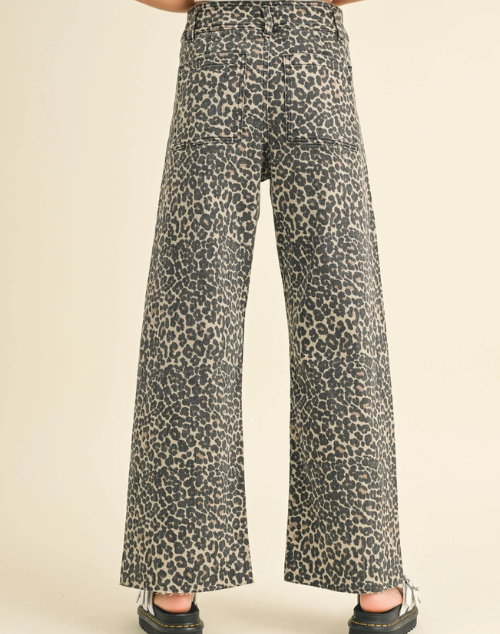 
                  
                    Leopard Print Wide Leg Pant
                  
                