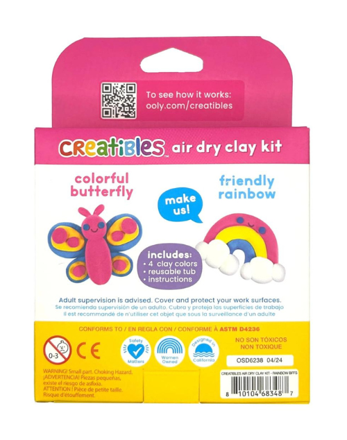 
                  
                    Creatibles D.I.Y. Air-Dry Clay Kit: Rainbow Bffs
                  
                