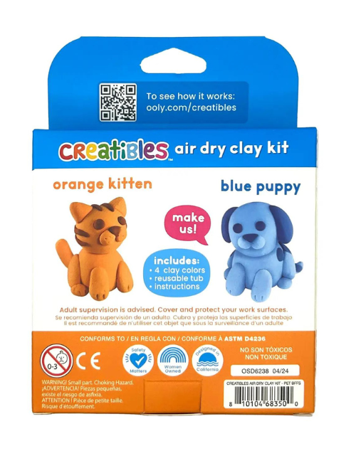 
                      
                        Creatibles Air Dry Clay Kit Pet Bffs
                      
                    