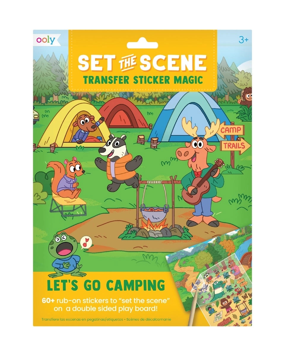 Set the Scene Transfer Stickers Magic - Let's Go Camping