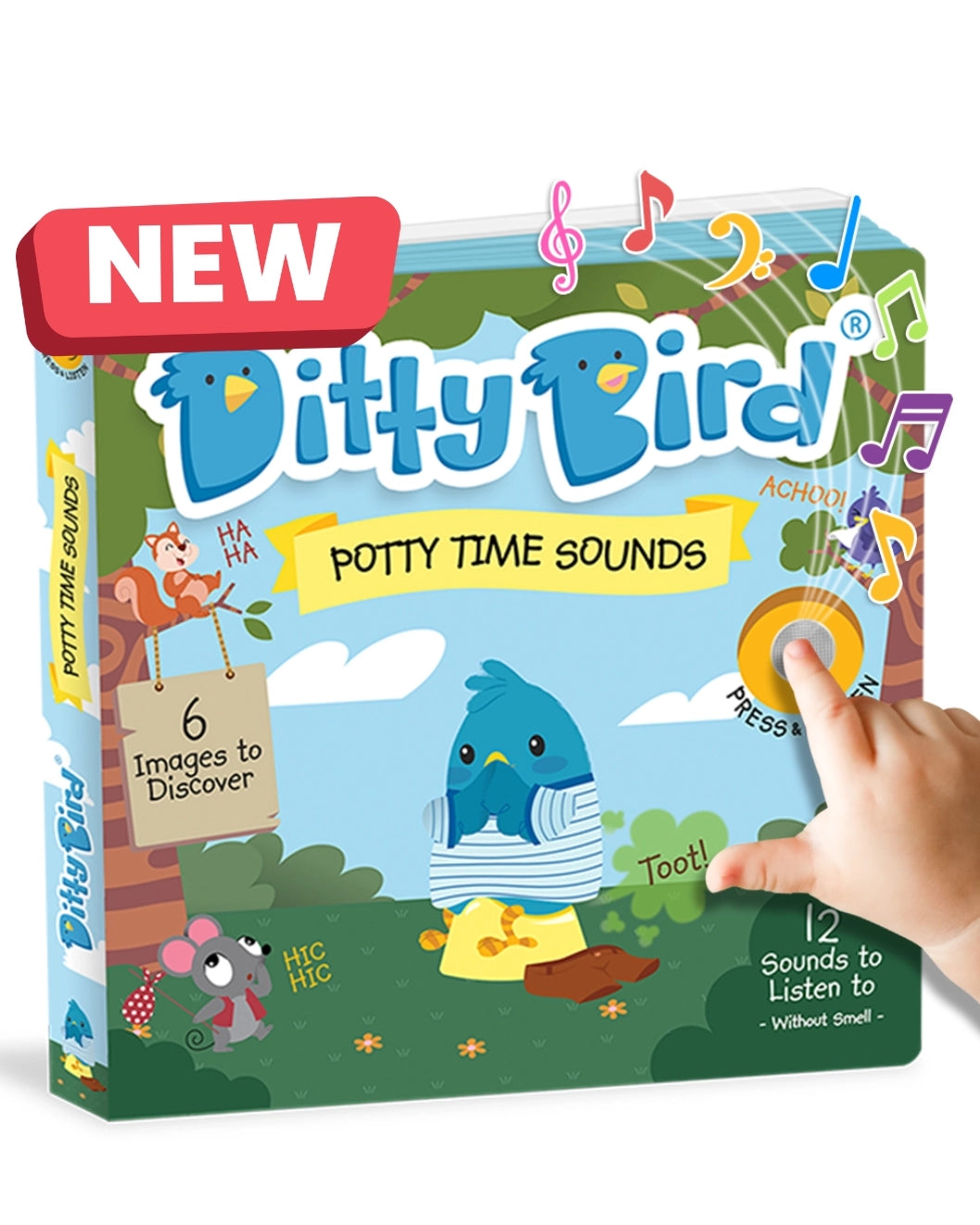 Ditty Bird Baby Sound Book - Potty Time Sounds