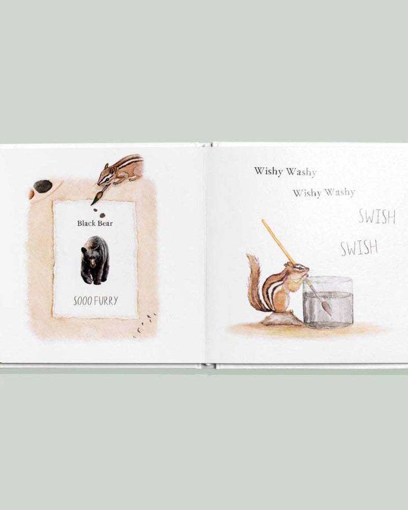 Wishy Washy: A Board Book of First Words and Colors