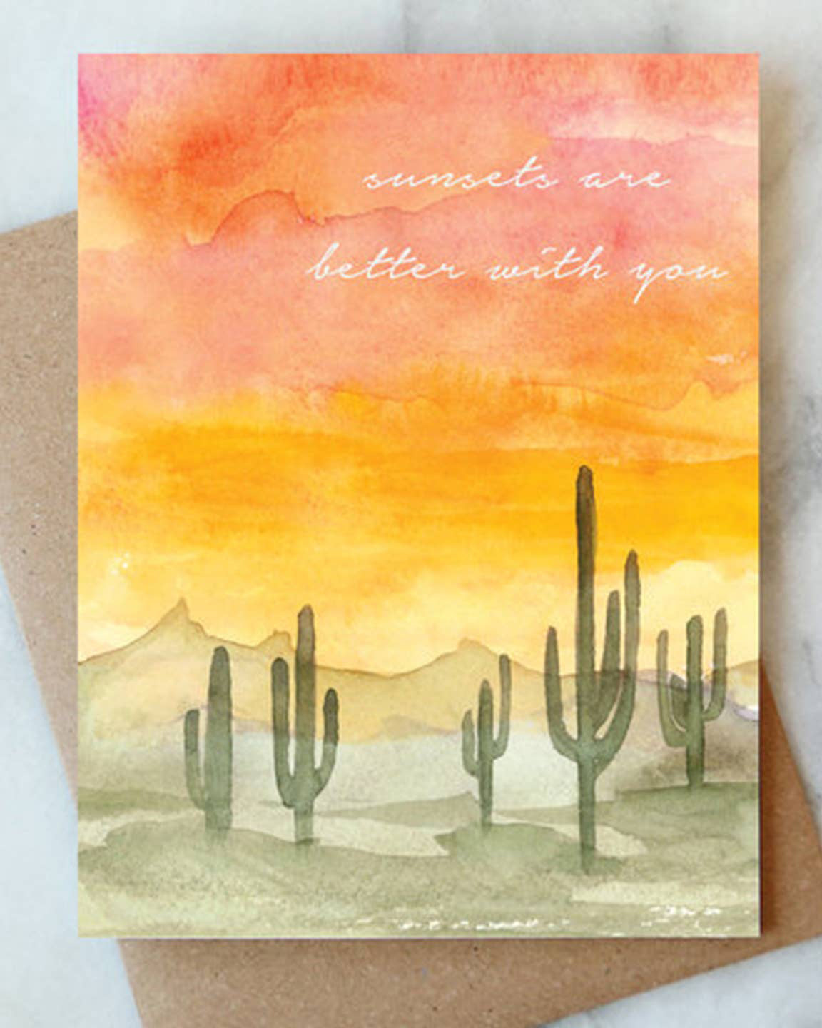 Sunsets Are Better With You Greeting Card