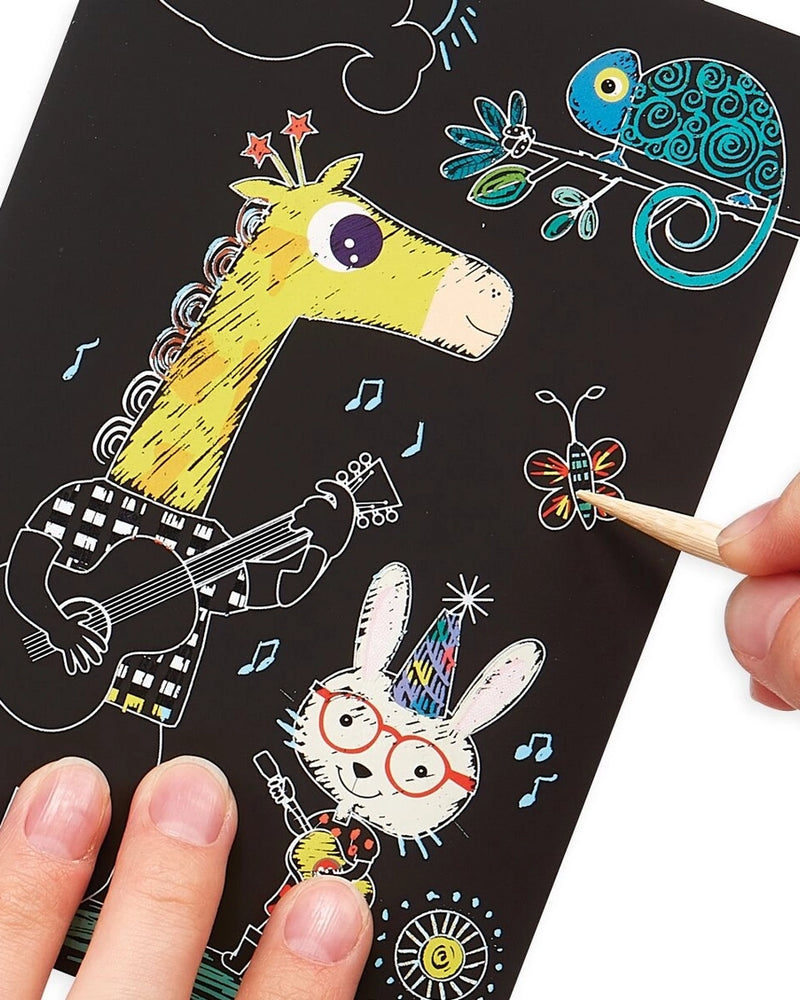 Mini Scratch & Scribble Art Kit: Safari Party