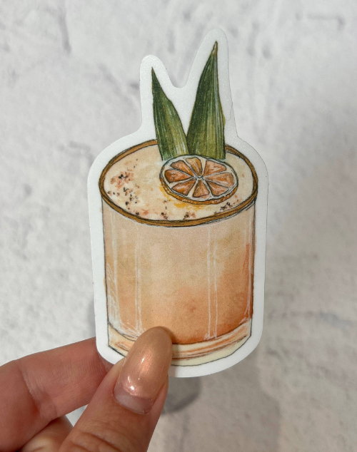 Paloma Cocktail Sticker
