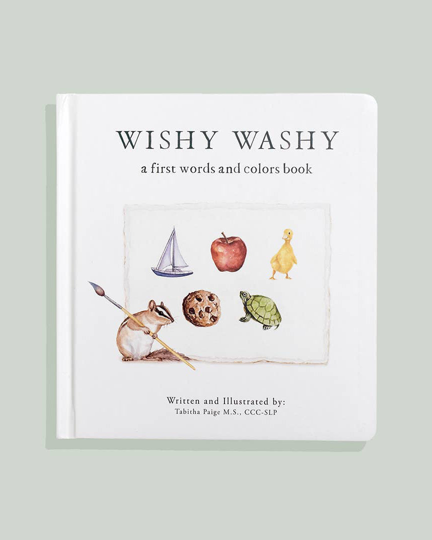 Wishy Washy: A Board Book of First Words and Colors