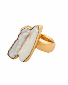 Load image into Gallery viewer, Alchemia Biwa Pearl Ring
