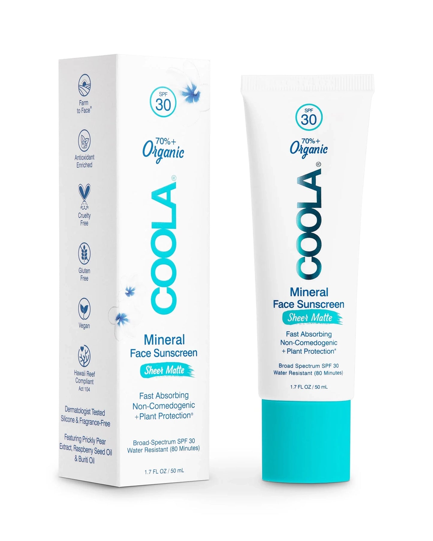 COOLA Mineral Sheer Matte Face Lotion SPF30