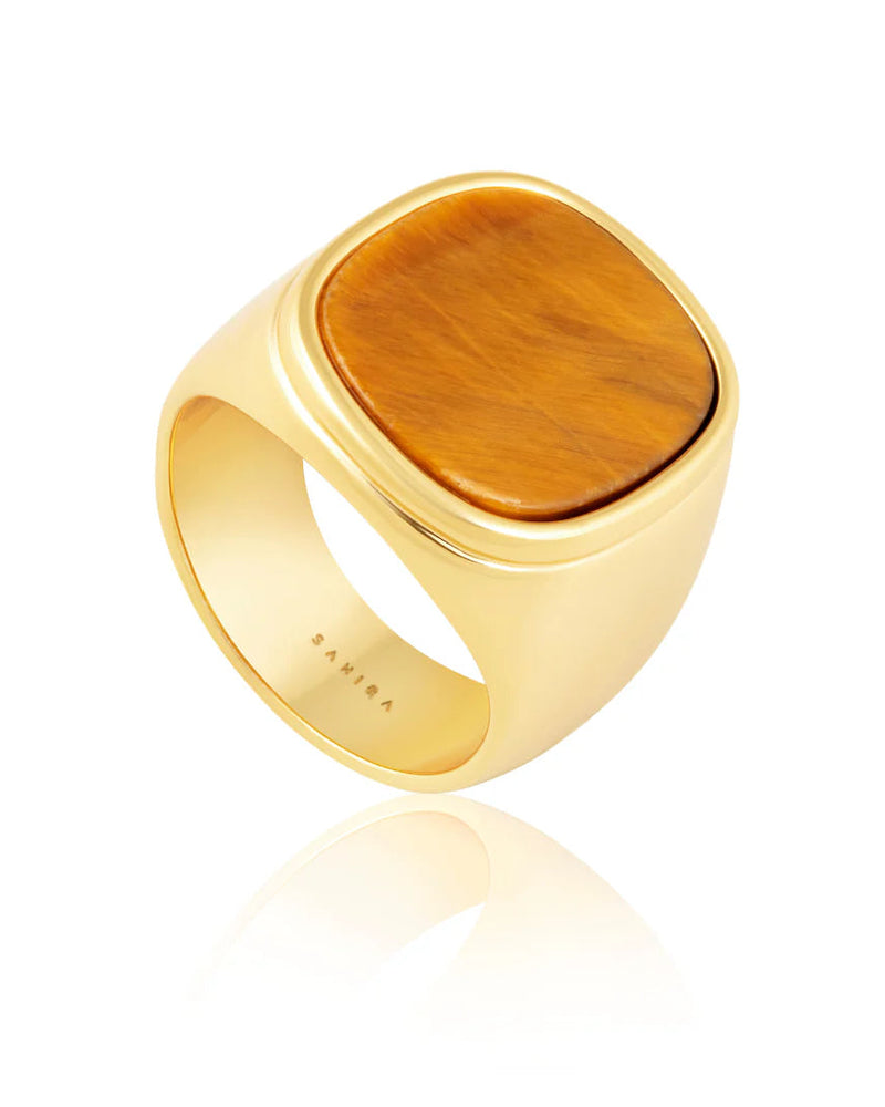 
                  
                    Tiger Eye Statement Ring
                  
                