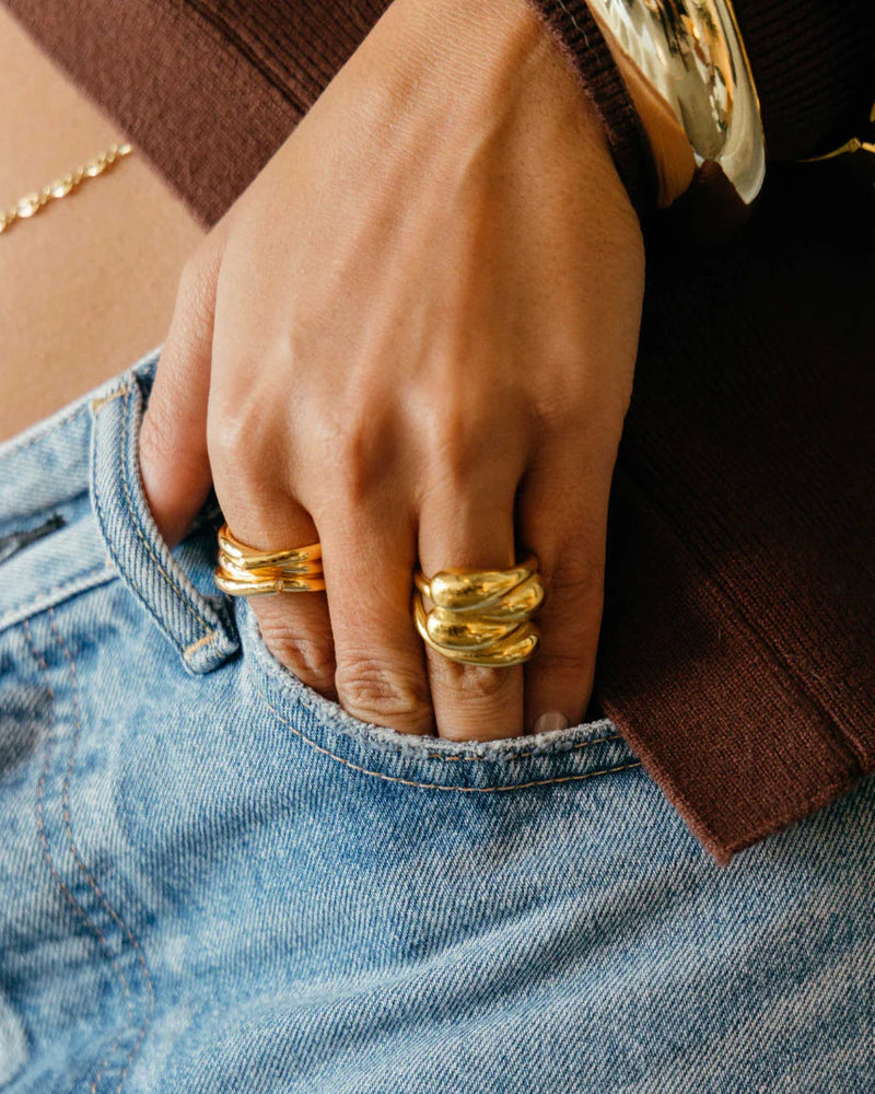 
                  
                    Cece Dome Ring
                  
                