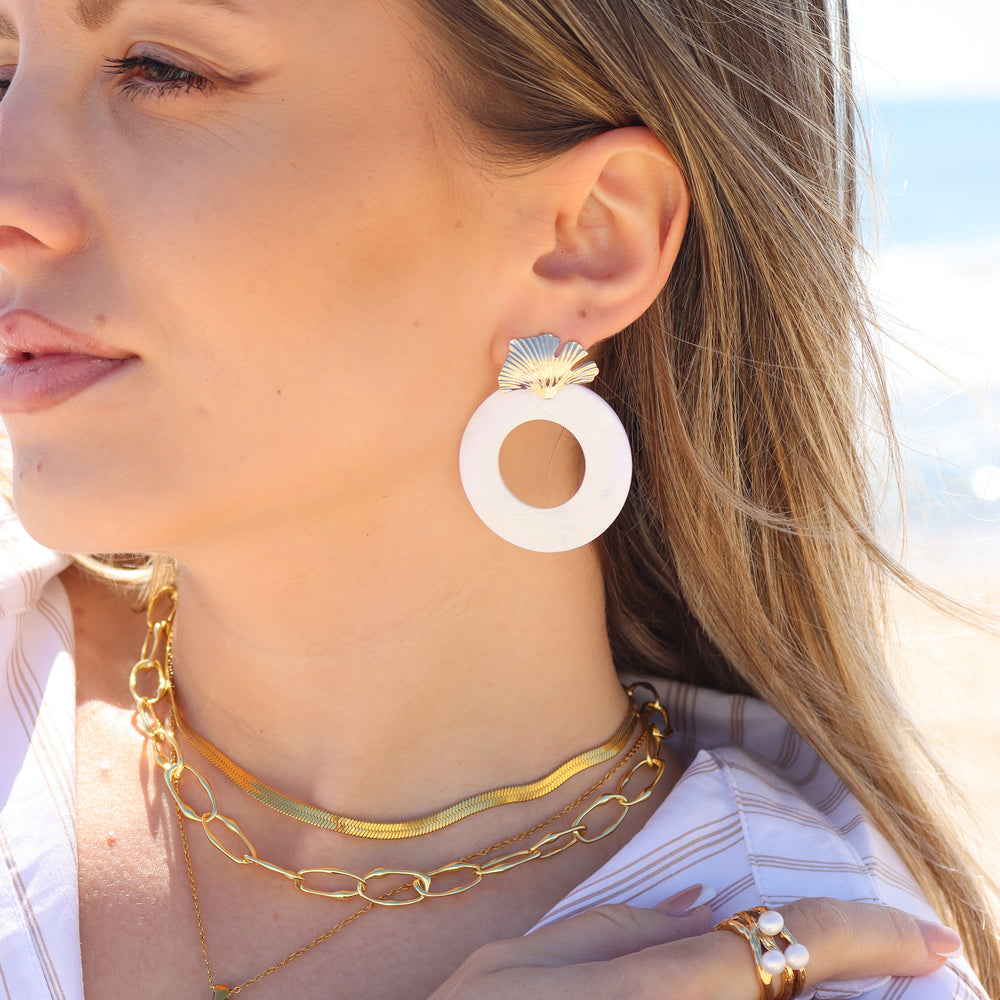 Coastal Cascade Dangle Earring