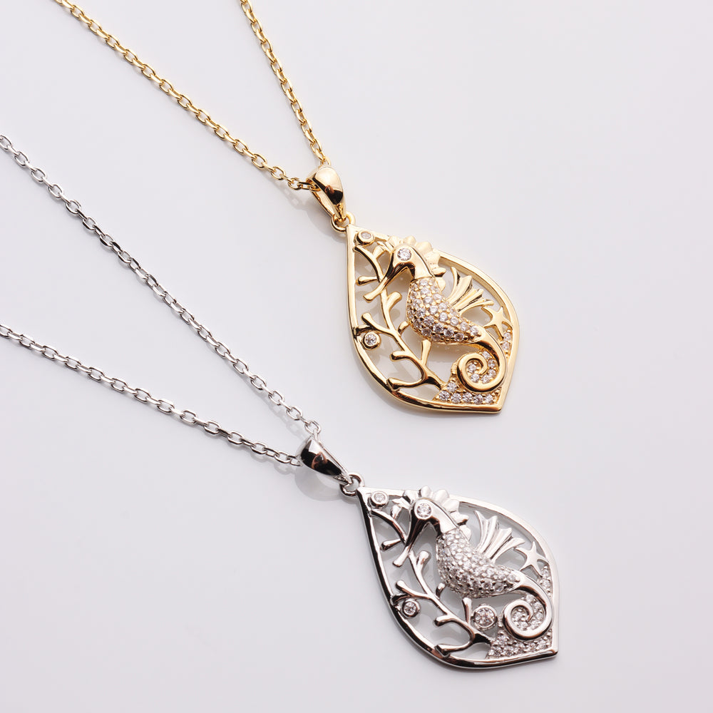 
                  
                    CZ Seahorse Necklace
                  
                