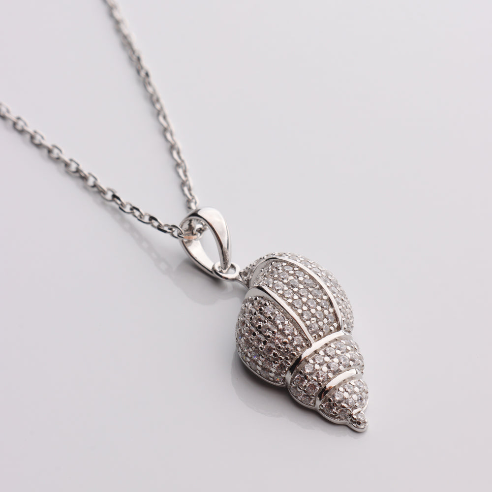 
                  
                    CZ Conch Shell Necklace
                  
                