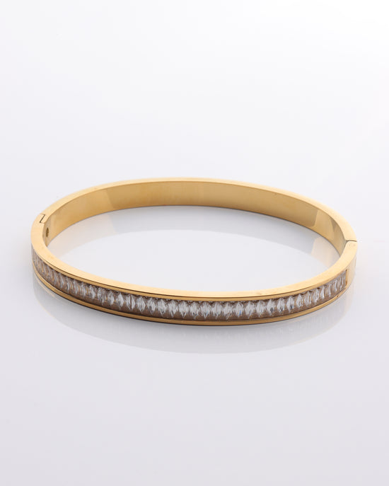 Load image into Gallery viewer, Bezel Multi Marquise Bangle
