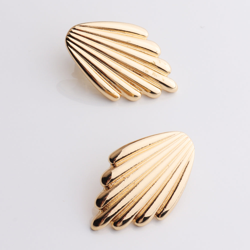 Elongated Shell Earring