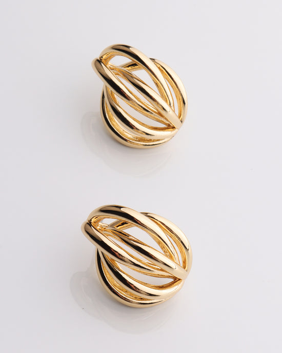 Intertwined Lines Earring