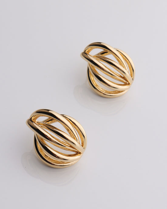 Intertwined Lines Earring