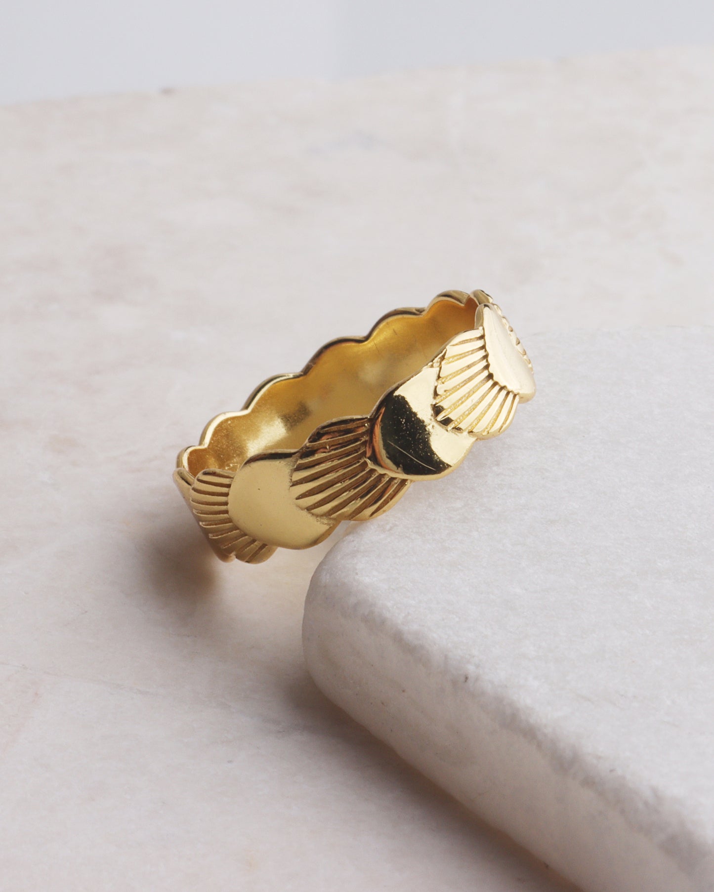 Shell Band Ring