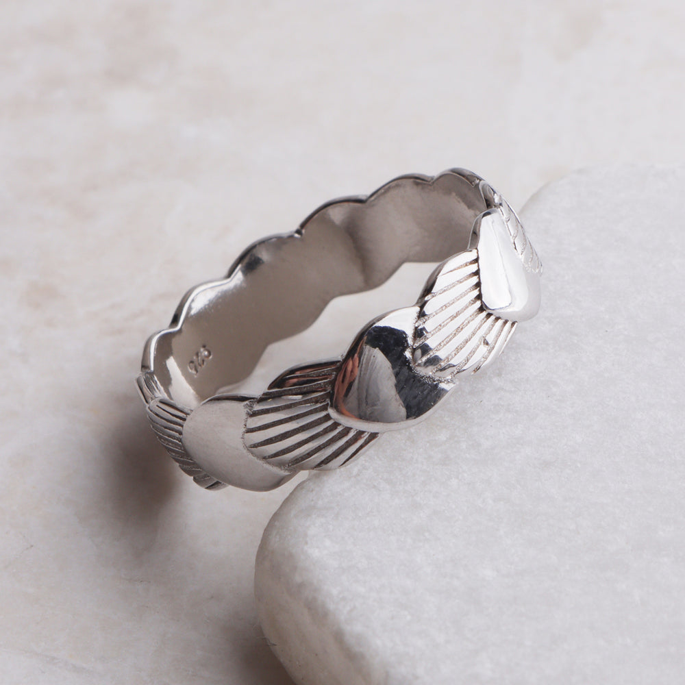 
                  
                    Shell Band Ring
                  
                