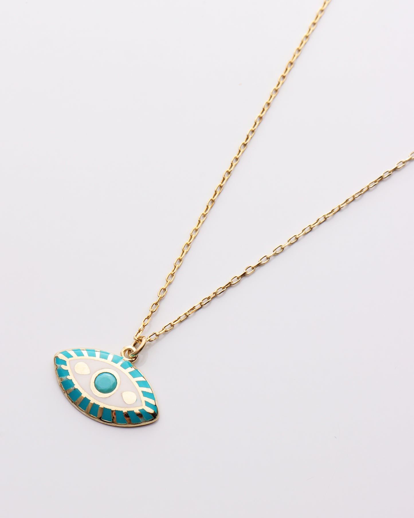 Turquoise Evil Eye Necklace