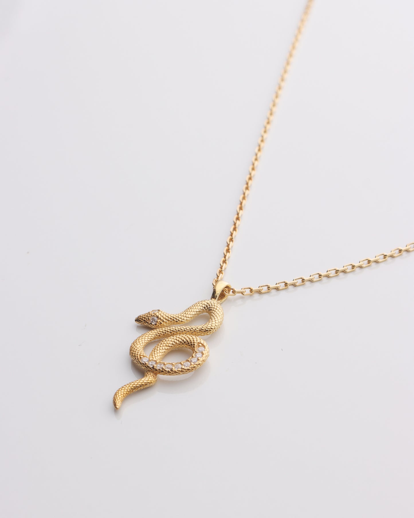 Snake Pendant Necklace