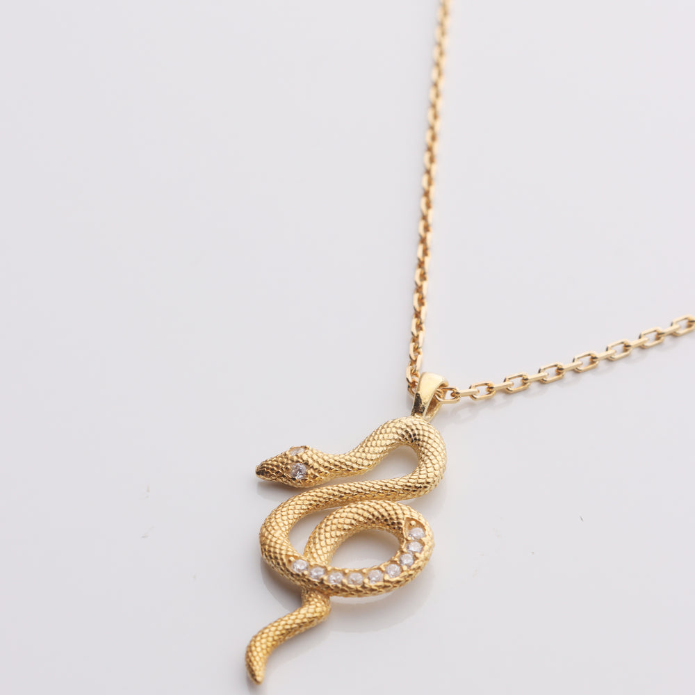 Snake Pendant Necklace