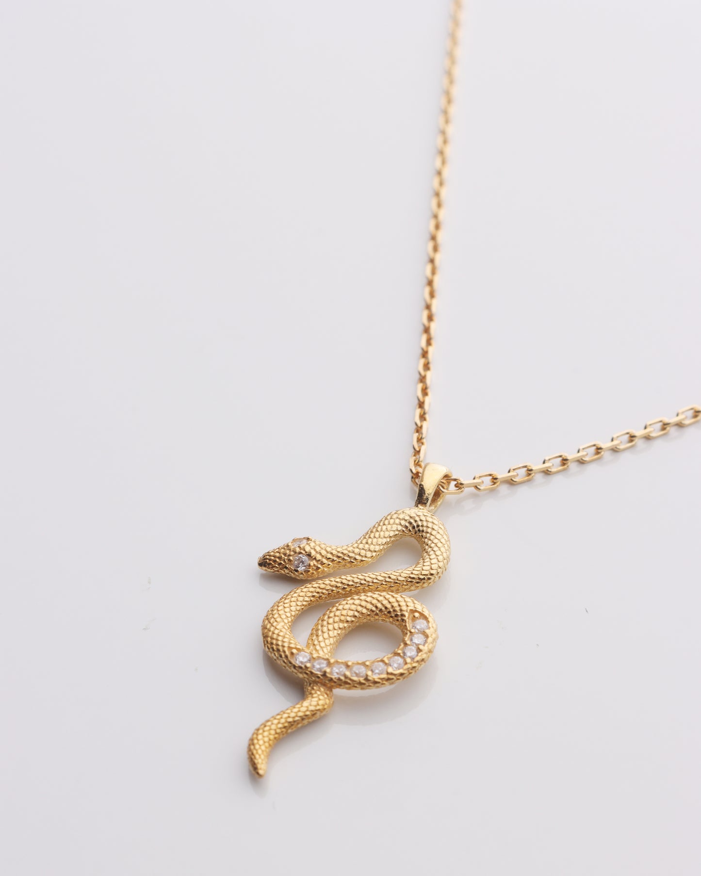 Snake Pendant Necklace