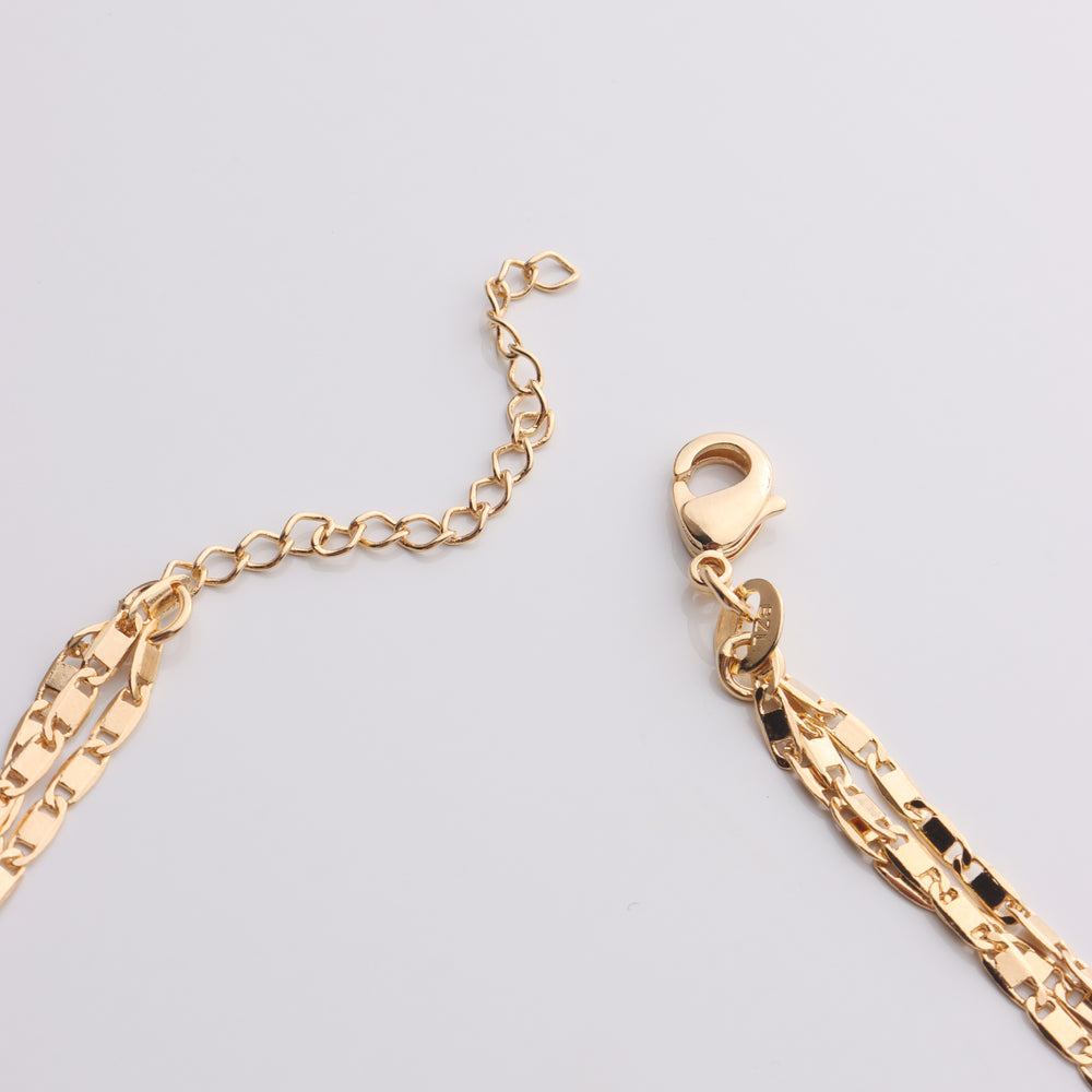 
                  
                    Layered Dainty Anchor Chain Necklace
                  
                