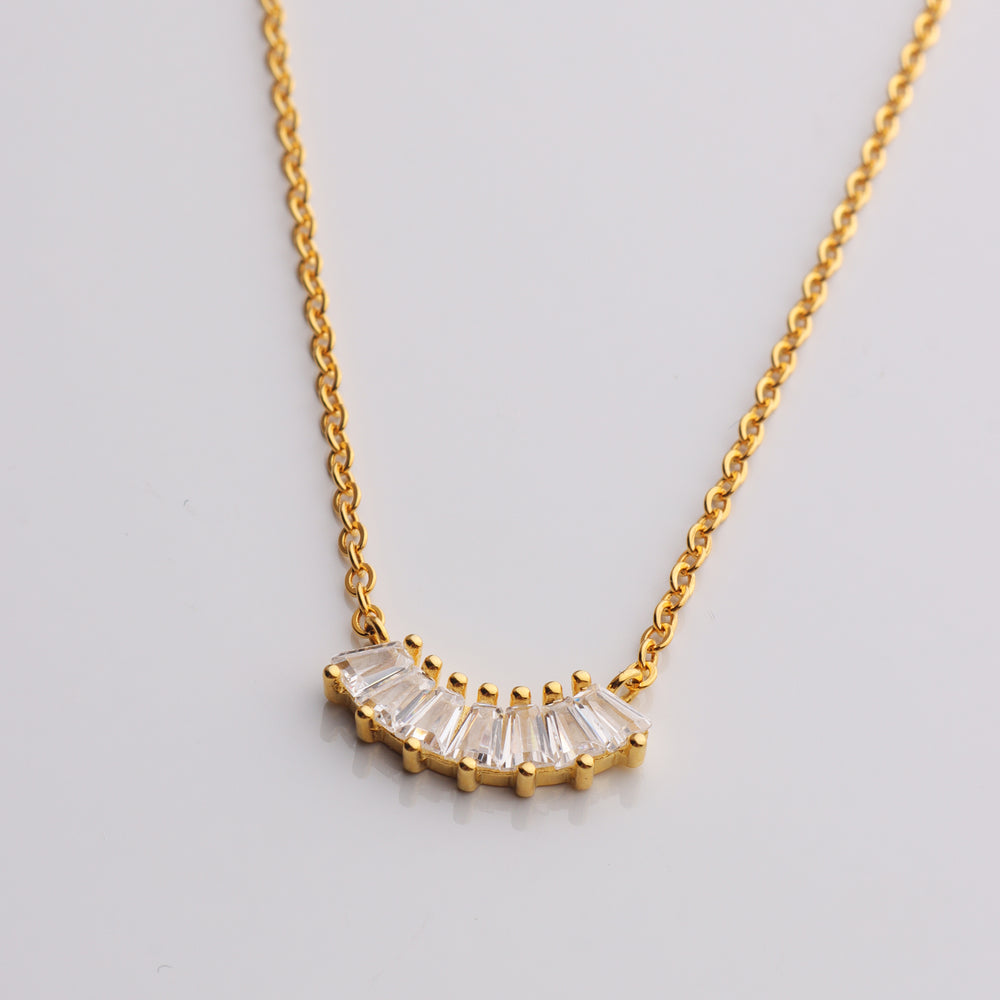 
                  
                    Half Baguette Necklace
                  
                