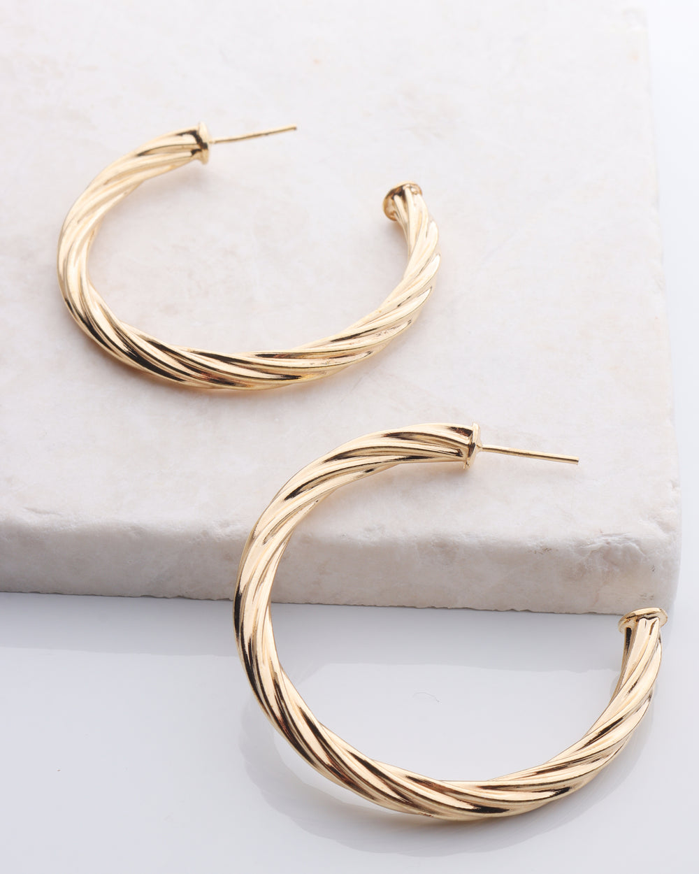 Large Twisted Hoops