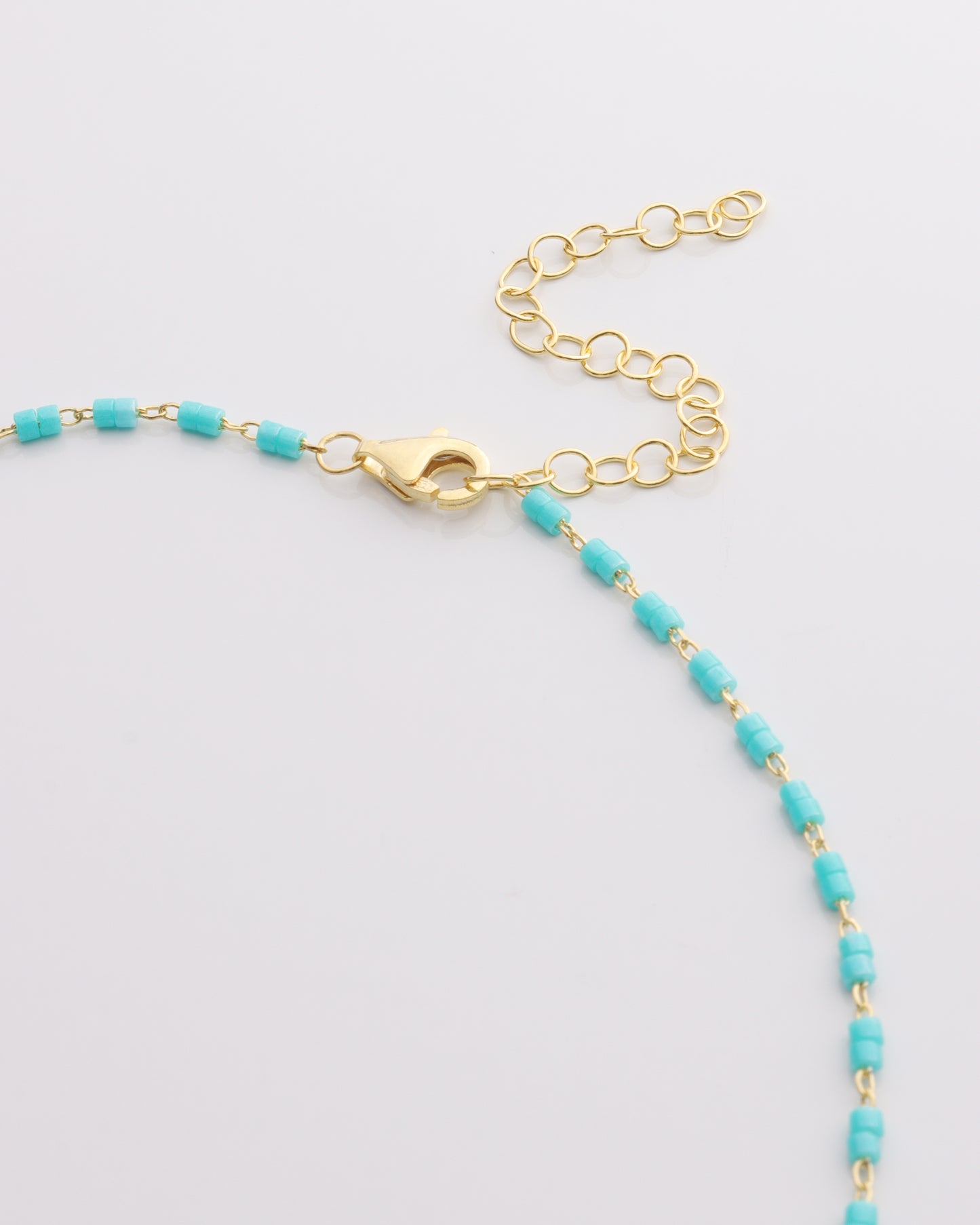 Seed Bead w/ Tiny Drop Necklace