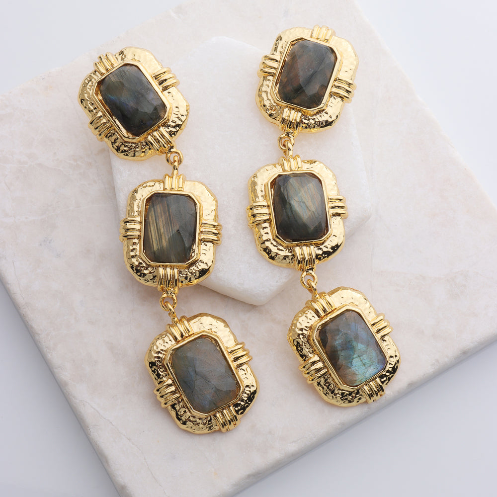 Vintage Roman Stone Dangle Earring