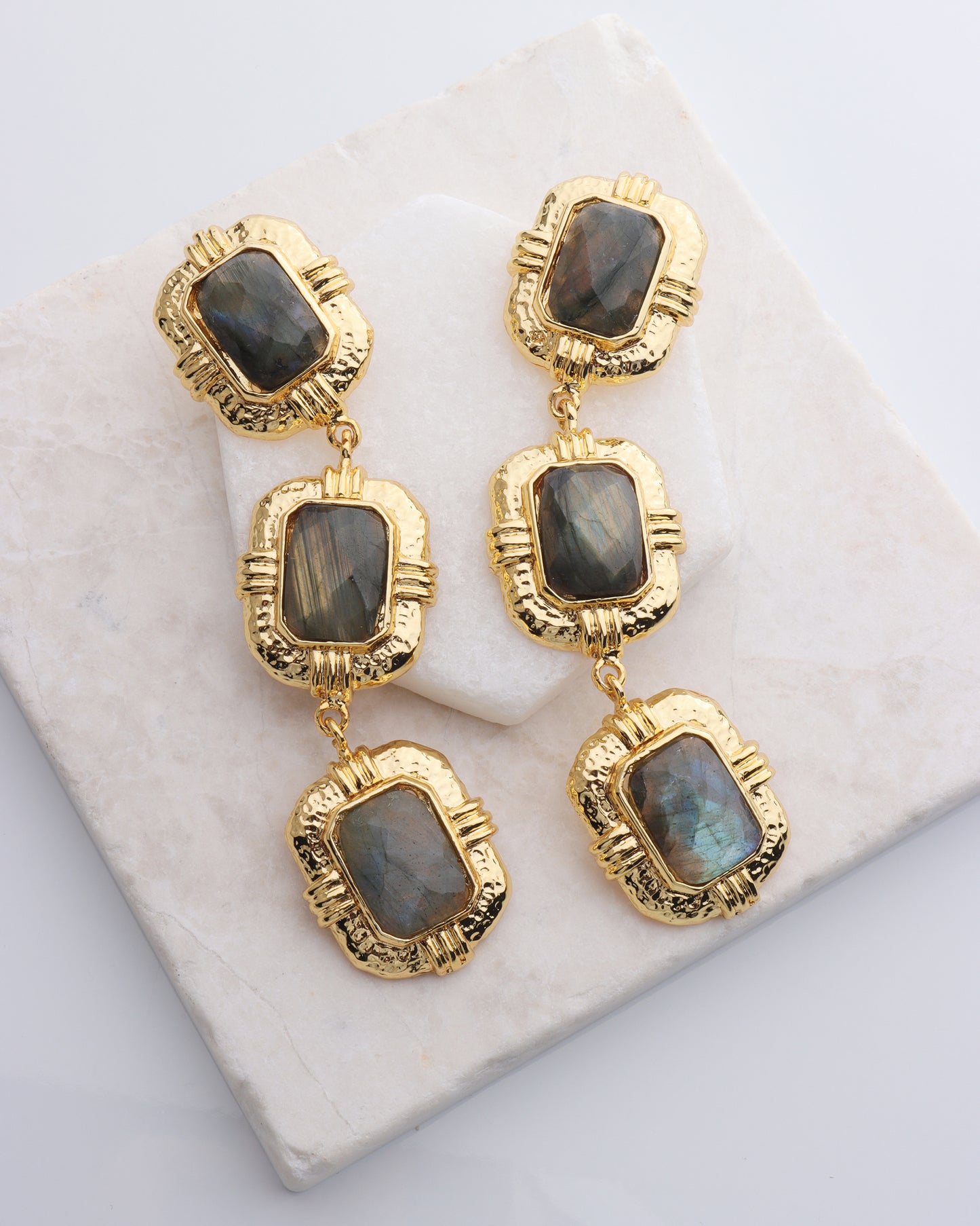 Vintage Roman Stone Dangle Earring