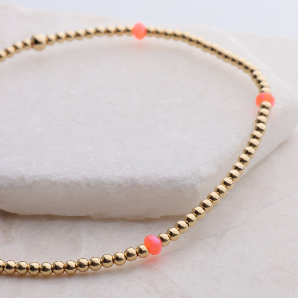 
                  
                    2mm Opal Bracelet by Bara Boheme
                  
                