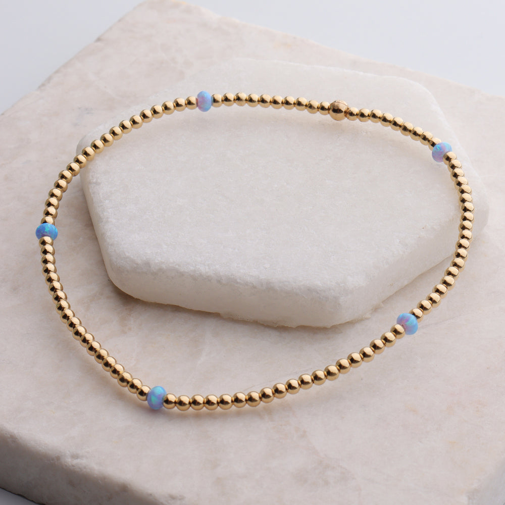 
                  
                    2mm Opal Bracelet by Bara Boheme
                  
                