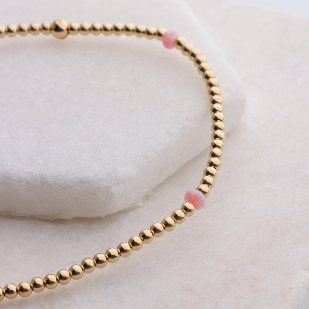 
                  
                    2mm Opal Bracelet by Bara Boheme
                  
                