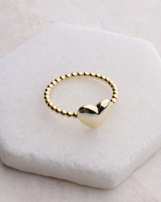 Bubble Heart Ring