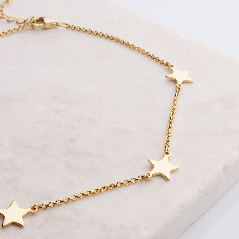 
                  
                    Multi Star Charm Anklet
                  
                