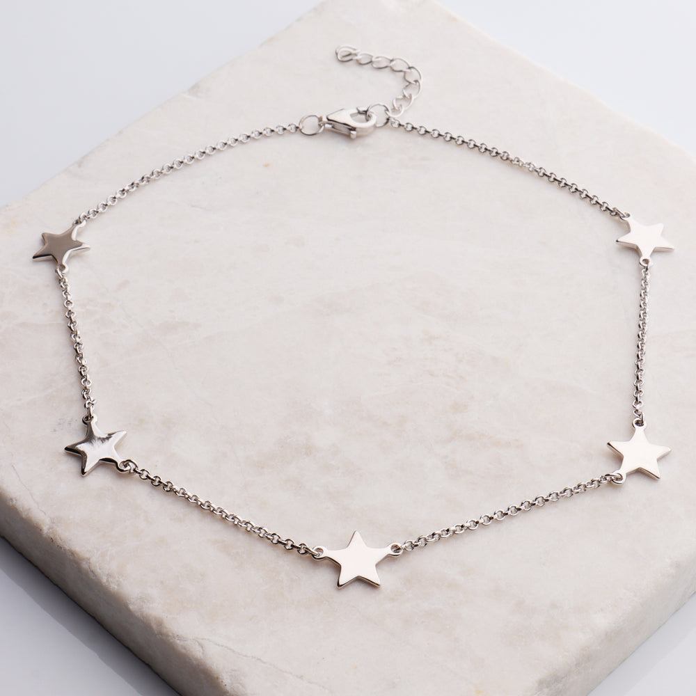 
                  
                    Multi Star Charm Anklet
                  
                