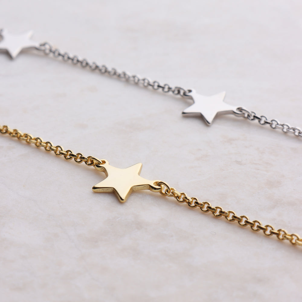 
                  
                    Multi Star Charm Anklet
                  
                