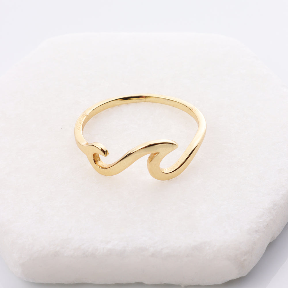 Double Wave Ring