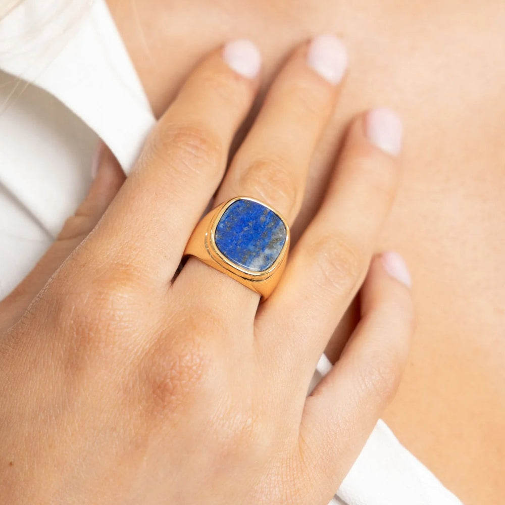
                  
                    Lapis Lazuli Statement Ring
                  
                