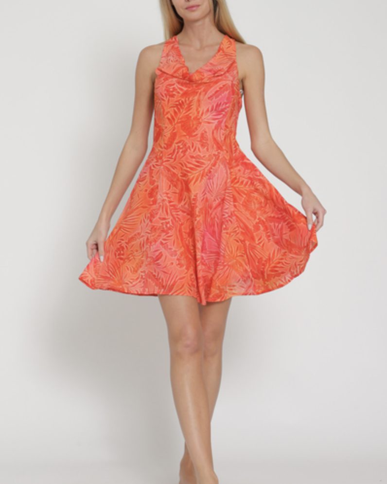 Isabella Bright Tropics Mini Dress