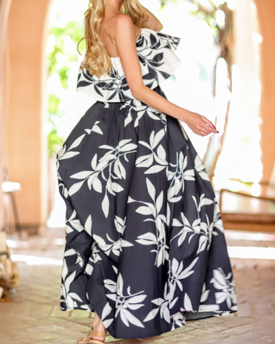Lilly Floral Belted Maxi