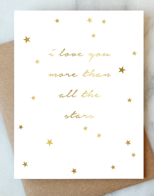 I Love You More Than All The Stars Greeting Card